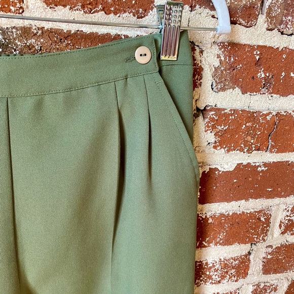 Y2K high rise sage green trousers - Picture 8 of 9